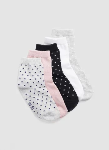 Комплект из 5 пар носков для девочек